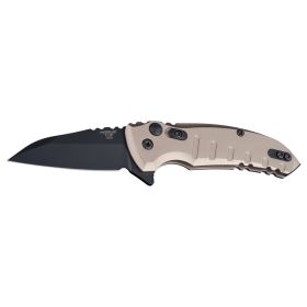 Hogue X1 2.75 in Wharncliffe Black Alum Matte Flat Dk Earth