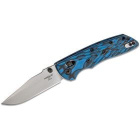 Hogue Deka 3.25in Lck Fold Clip Pt Tumble Fin G10 Blue Lava
