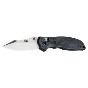 Hogue HK Exemplar 3.25in Fold Clip Pt Tumbled Fin G10 Black