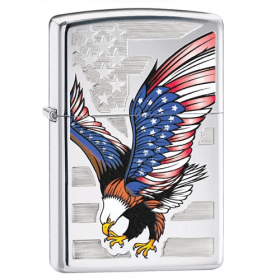 Zippo American Eagle - High Polish Chrome