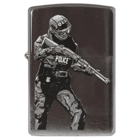 Zippo Tactical Police - Brushed Chrome