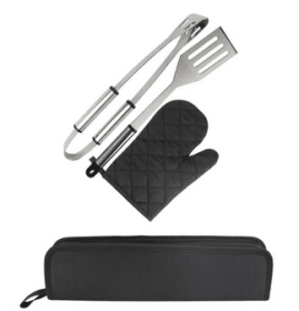 4-Piece BBQ Tool Set