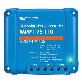 Victron BlueSolar MPPT Charge Controller - 75V - 10AMP - UL Approved