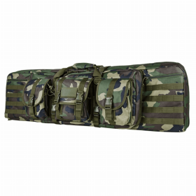 Vism 42 Inch Double Carbine Case-Woodland Camo