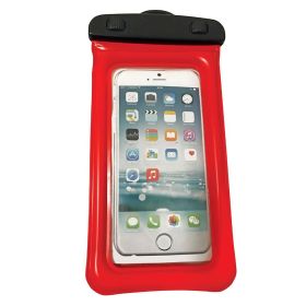 WOW Watersports H2O Proof Phone Holder - Red 4" x 8"