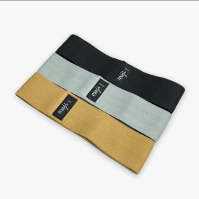 Pack of 3 Bootie Bands (Color: Tan, Gray & Black)