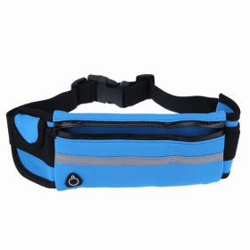 Velocity Water-Resistant Sports Running Belt and Fanny Pack for Outdoor Sports (Color: Blue)