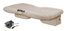 Inflatable Rear Seat Air Mattress Full-Size (Color: Tan, size: 60" x 35.5" x 17.75" Inflated)